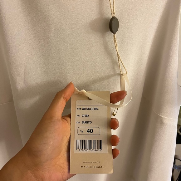 ANNIE P White Romper Size M - Picture 4 of 4